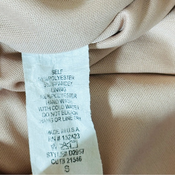 DAY & NIGHT leopard print mini dress clear shoulder straps fabric black tan S - Picture 9 of 9